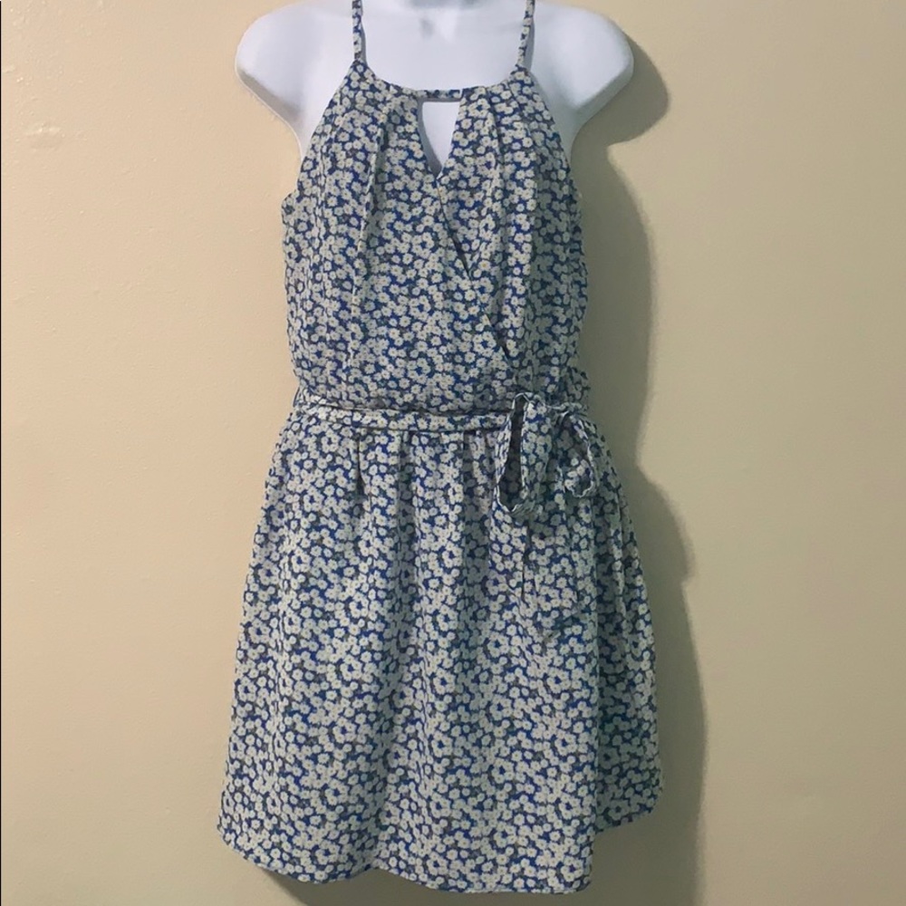 NWT BCX blue floral dress - S